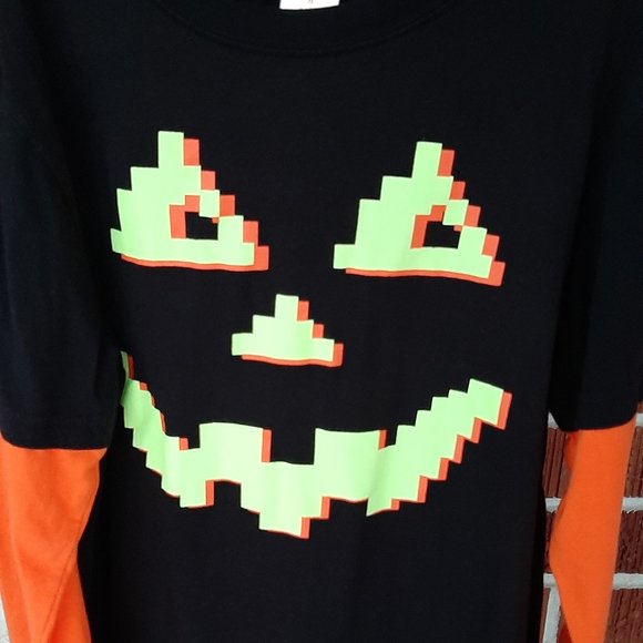 Gymboree Halloween pumpkin shirt boys size 8 - Picture 2 of 4
